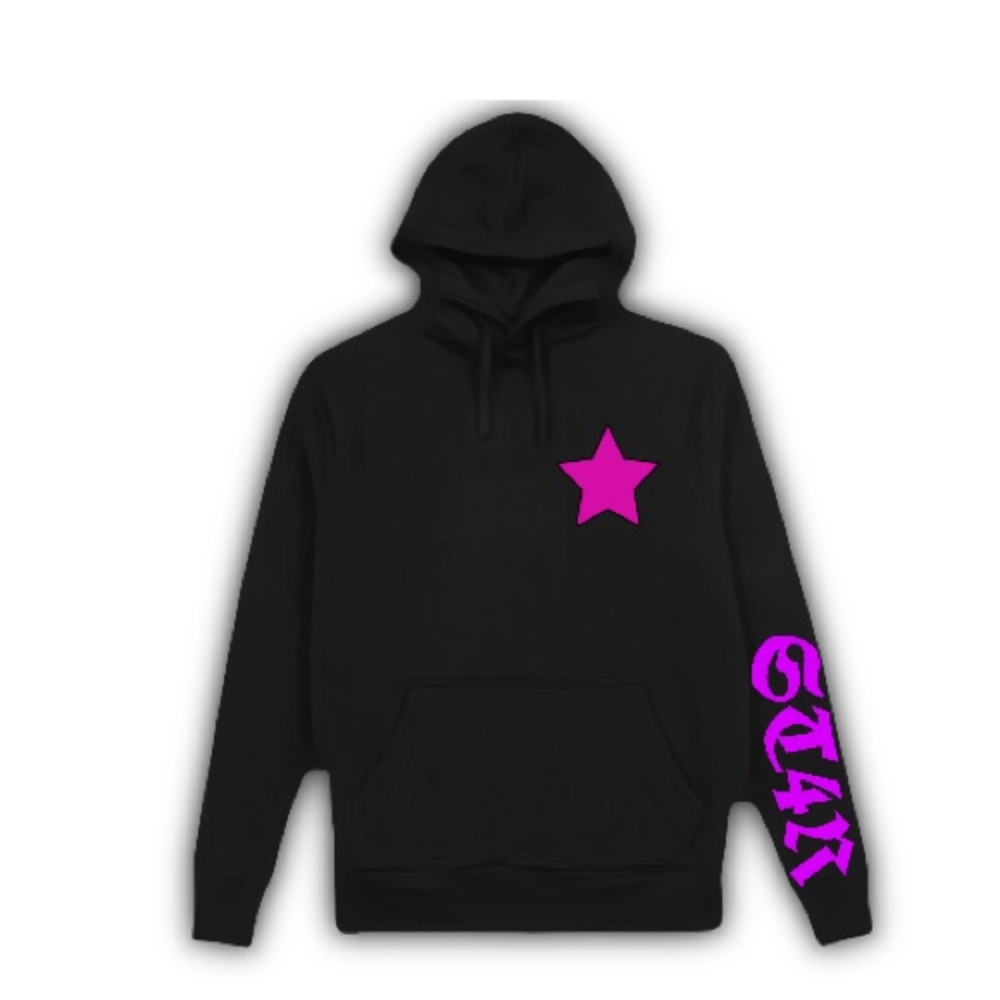 LIMITED EDITION ST4RBOY PINK STAR MANS HOODIE (1 made ever)